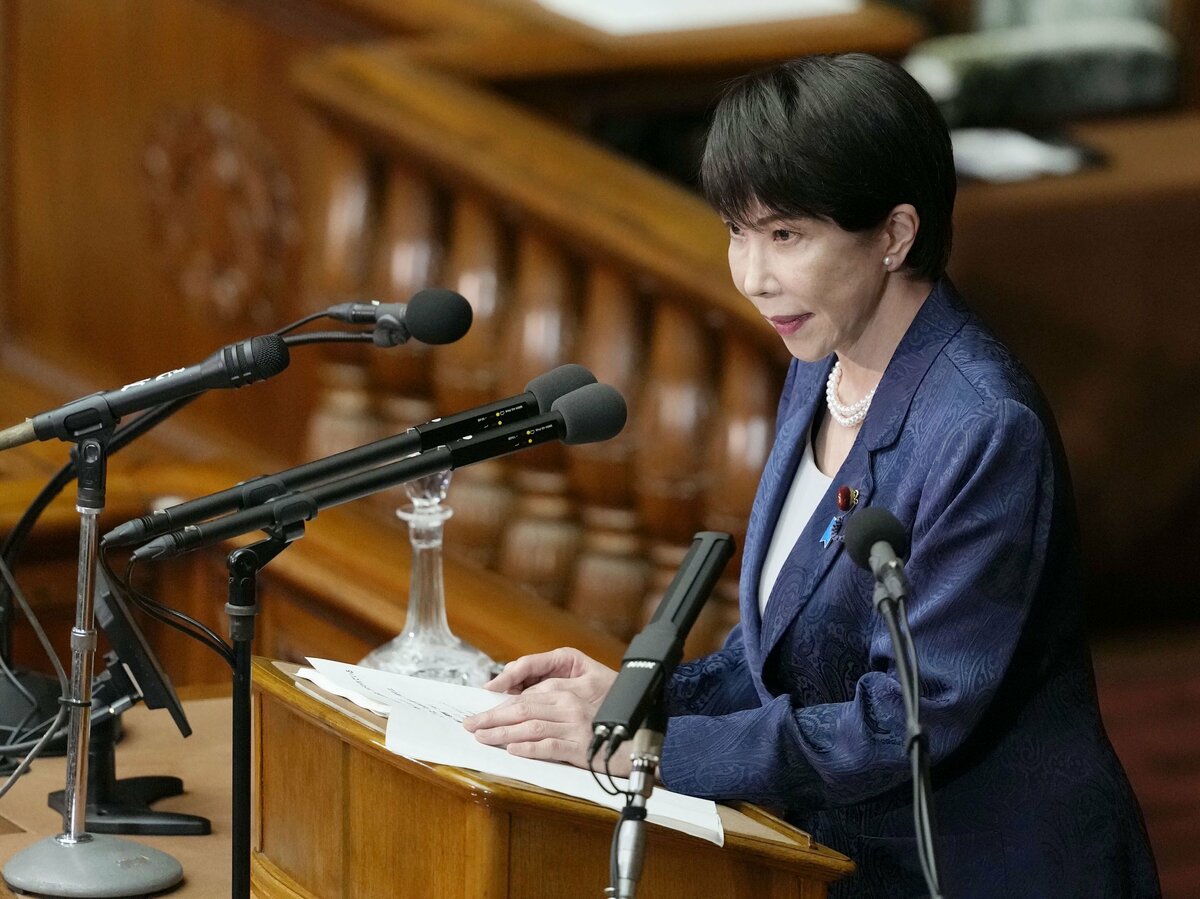 Takaichi dénonce le meurtre présumé d'Okinawa par la marine américaine et appelle à la coopération
