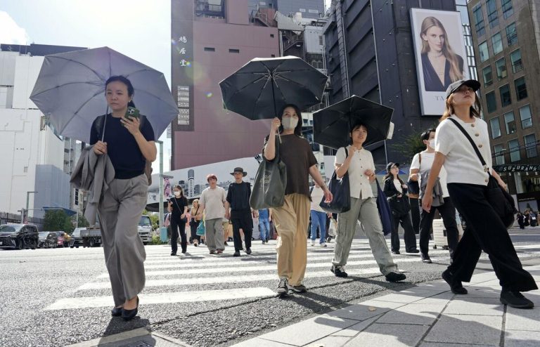 Une température record de 30 °C s'empare d'une grande partie du Japon 2 Une température record de 30 °C s'empare d'une grande partie du Japon